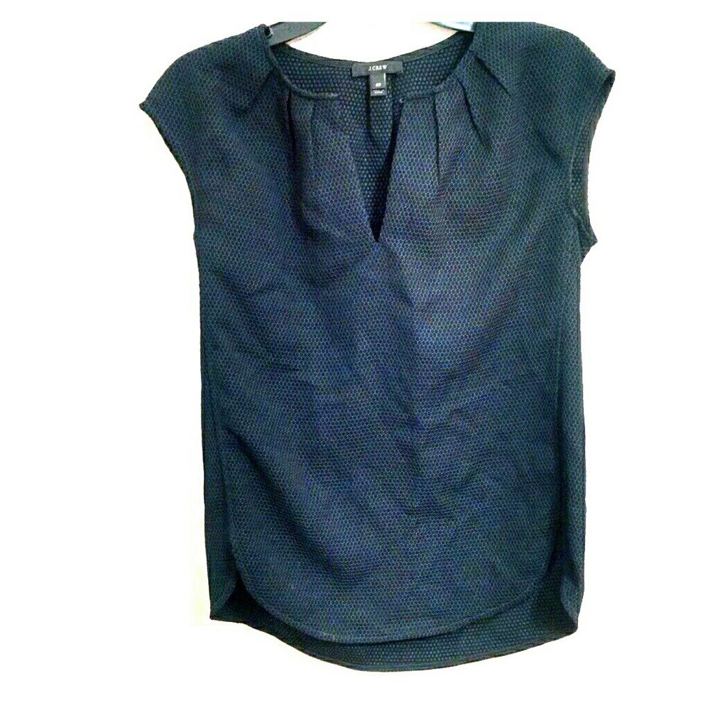 J. Crew Black Business top small/medium